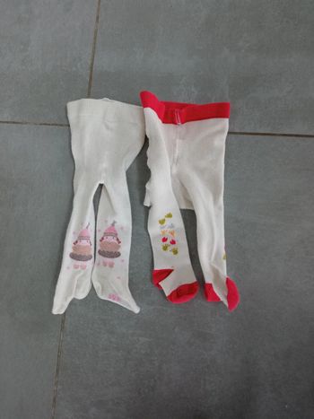 Lot 2 collants bébé