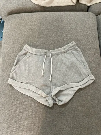 Short mini gris clair