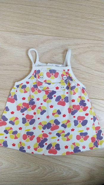 Robe été 3 mois fleurs