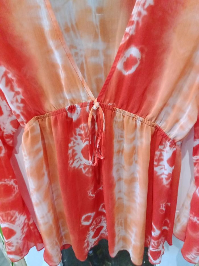 Blouse Tunique légère voilage été Femme 42 - photo numéro 2