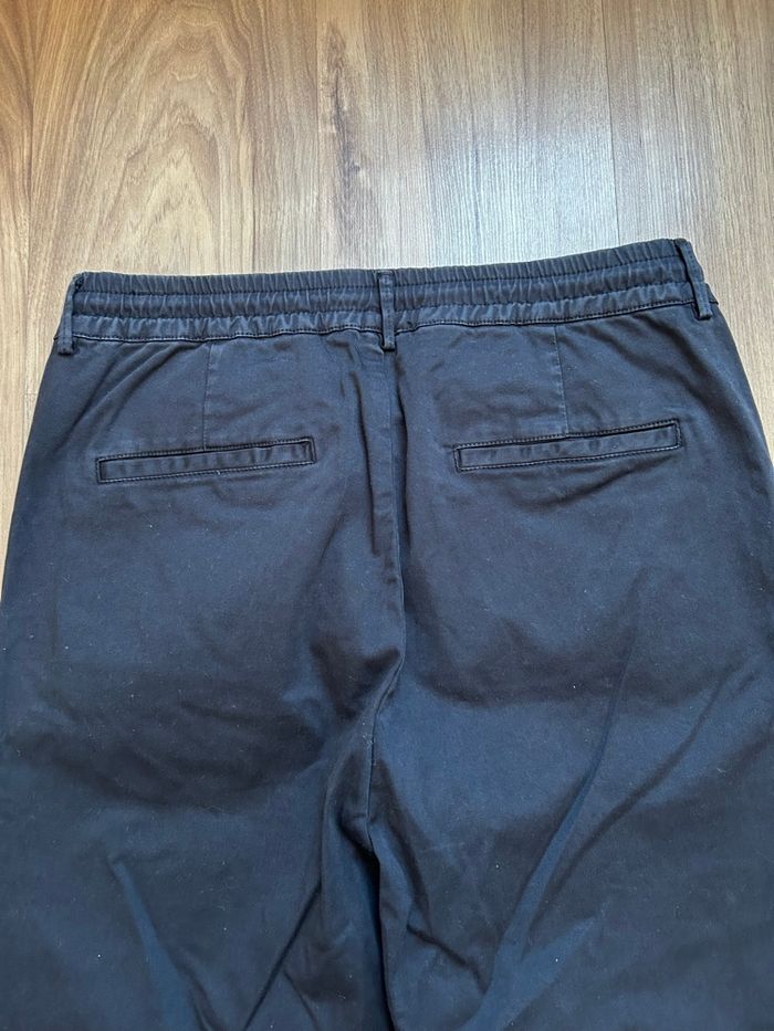 Pantalon marine Cargo Homme Zara Taille M - photo numéro 7