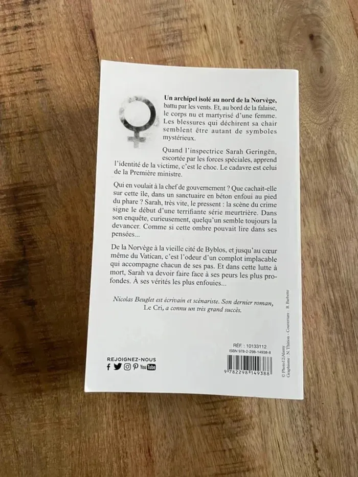 Complot Roman de Nicolas Beuglet - photo numéro 2