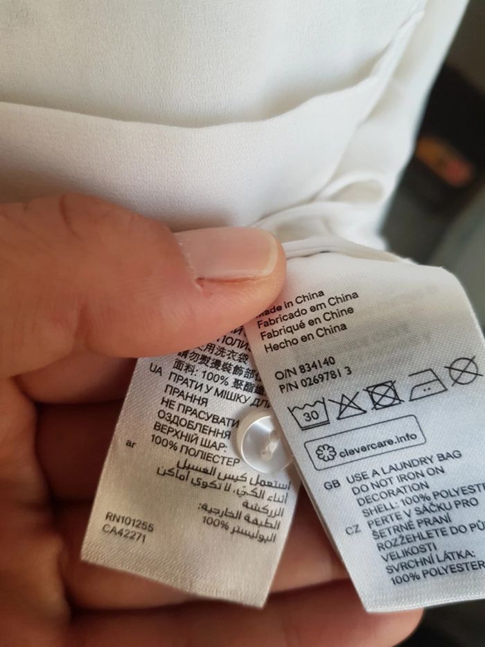 Blouse manche longue fluide h&m 38 - photo numéro 8