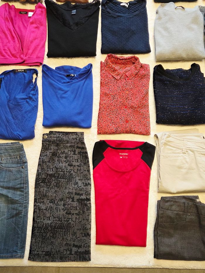 Lot de 34 articles taille 38 h&m. Morgan, naf naf - photo numéro 4