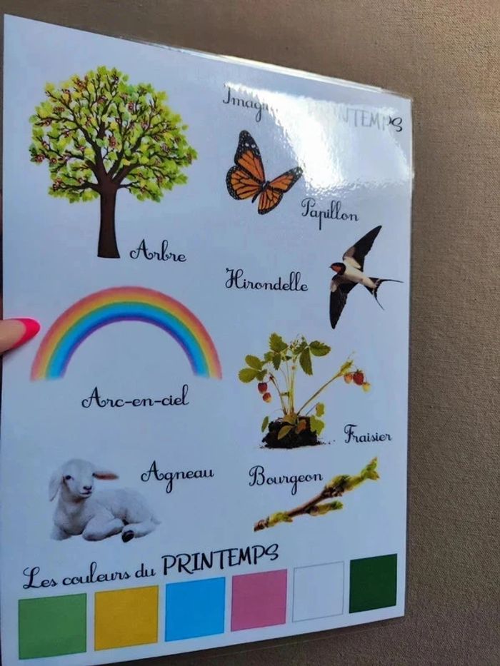 Imagier du printemps A4 - photo numéro 3