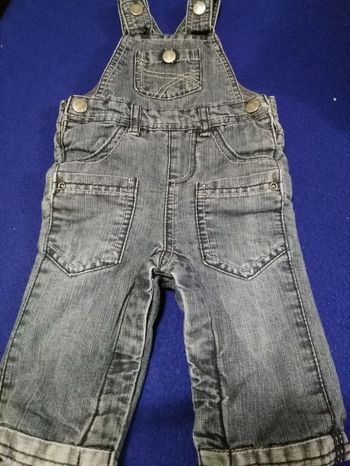Salopette en jean bébé garçon 3 mois