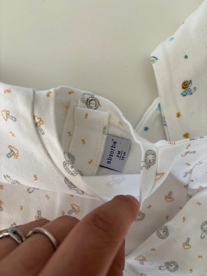 Lot de 2 tee shirt manches longues 3M - photo numéro 3
