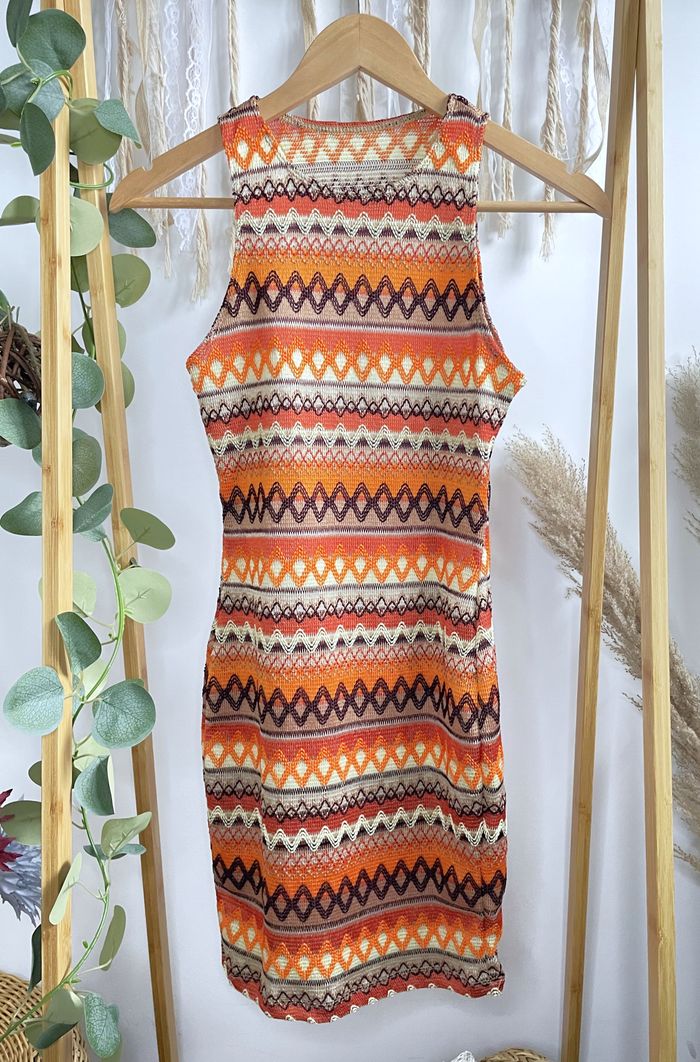 Robe sans manches à motifs ethniques Shein XS/34 - photo numéro 2