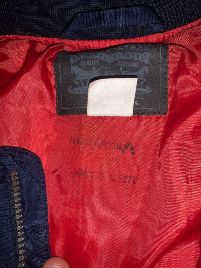 Bomber’s Levi’s bleu marine - photo numéro 4