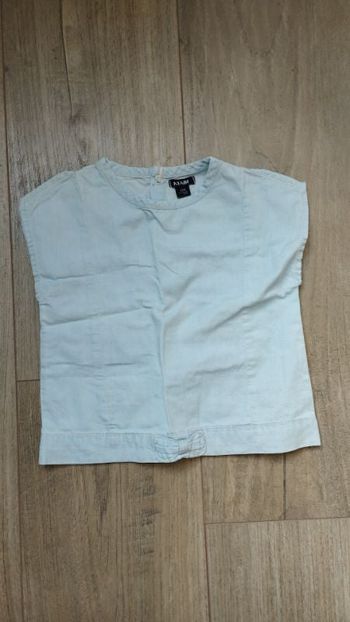 Blouse/ t-shirt jean kiabi 12 mois