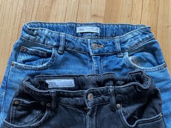 Lot jean straight Zara fille 11-12