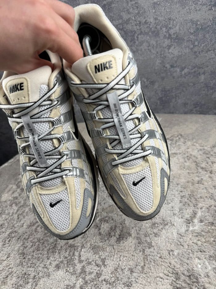 Nike P-6000 Running - Coconut Milk Silver - Beige & White & Silver - photo numéro 13