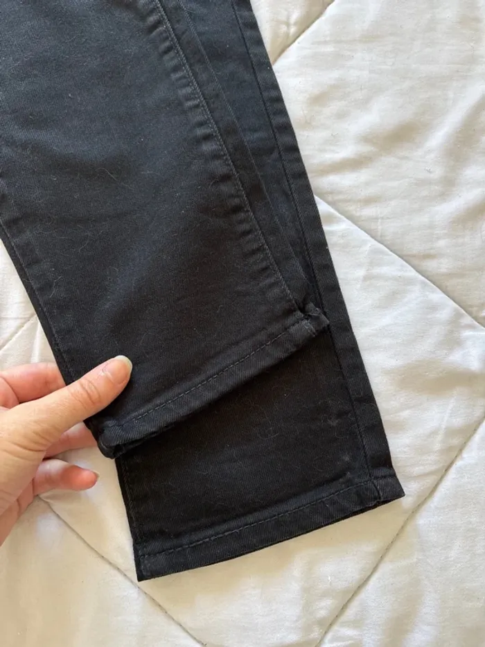 Jean levi’s noir demi curve slim skinny femme mi taille / taille basse taille S/36 L32 - photo numéro 6