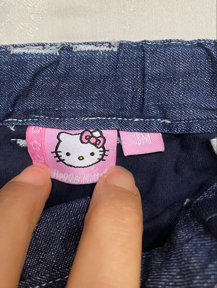 Jupe en jean Hello Kitty 3 mois - photo numéro 2