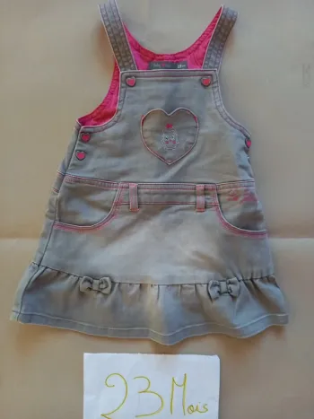 Robe salopette 23 mois