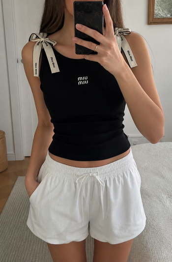 Débardeur Miu Miu Noeud Blister
