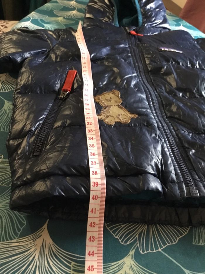 Doudoune à capuche pour enfant Patagonia bleu marine taille 2T (18/24 mois) 163 - photo numéro 9