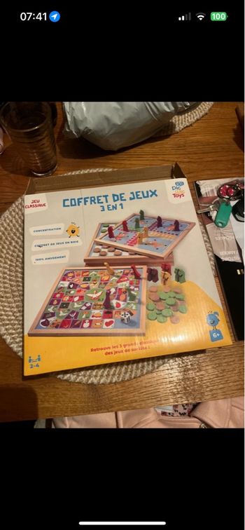 Coffret de jeux 3 en 1