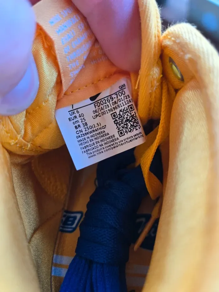 Nike zoom blazer mid grant taylor jaune jeans taille 40 neuves - photo numéro 7