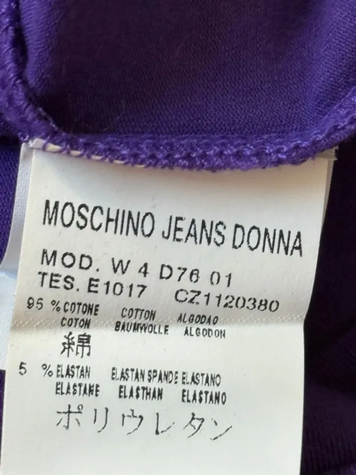 Superbe T Shirt Moschino Jeans vintage 🌸 36 S - photo numéro 9