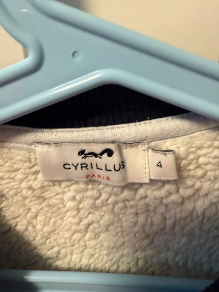 Sweat Cyrillus 4 ans molletonné - photo numéro 4