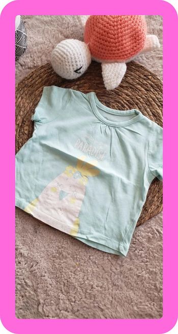Tee shirt fille 6 mois