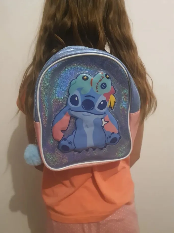 Petit sac a dos bleu disney - photo numéro 2