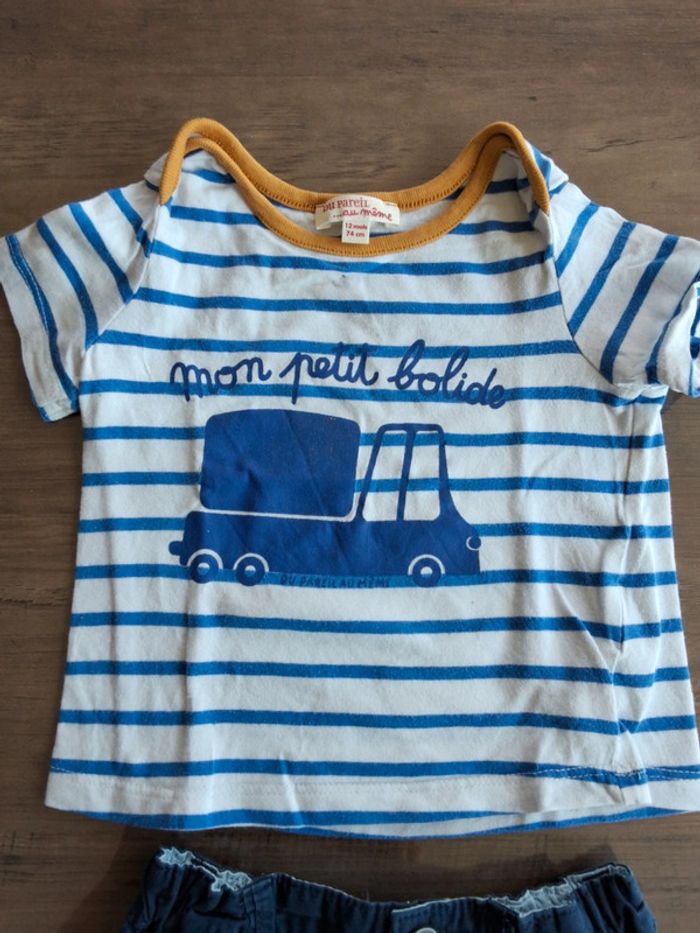 Ensemble t-shirt short - photo numéro 2