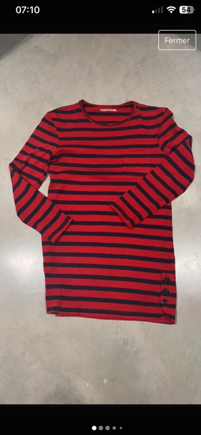 Robe marinière Zadig et Voltaire fille 12 ans