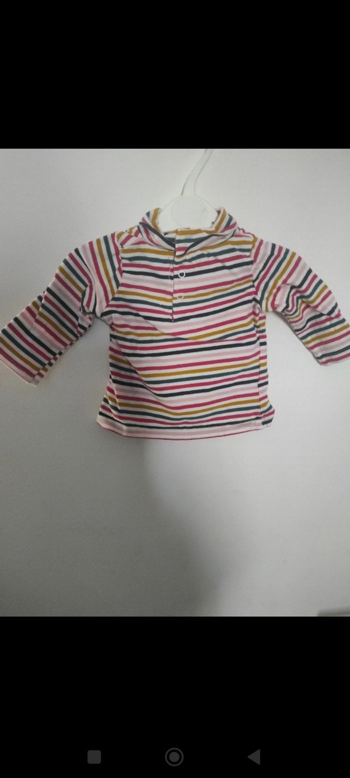 Maillot fille rayé - photo numéro 2