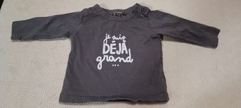 T-shirt manches longues 3 mois