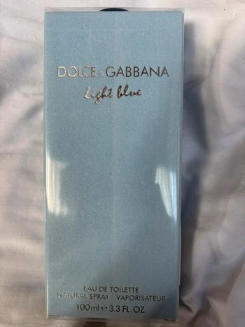 D&G light blue 100ml eau de toilette