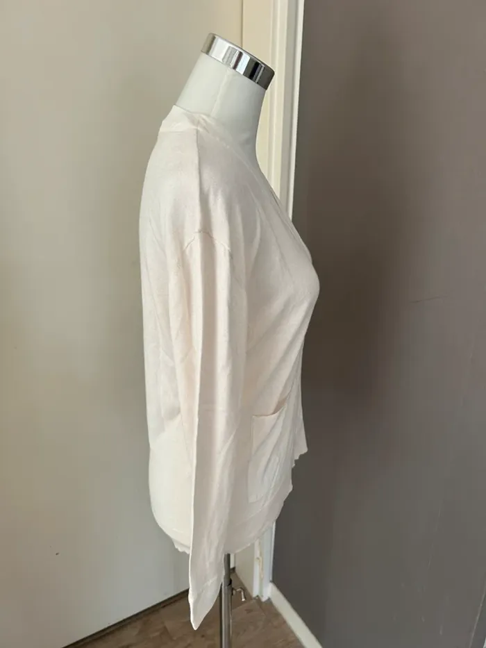 Max&moi pull fin en soie écru taille XS/34 - photo numéro 4