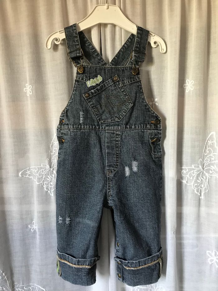 Salopette en jeans 18 mois Orchestra - photo numéro 2