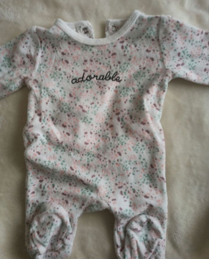 Lot 2 pyjamas velours - photo numéro 3