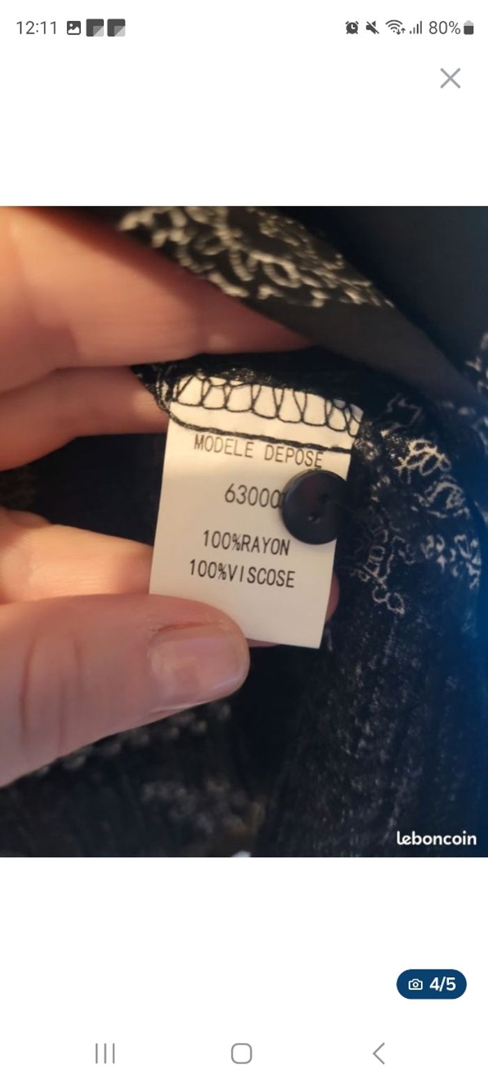 Chemise imprimé femme GOA-Taille M(38) - photo numéro 4