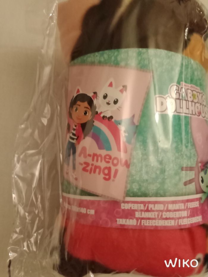 Plaid polaire gabby chat - photo numéro 2