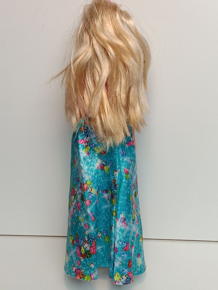 Poupée mattel barbie tenue robe motif pierre précieuse - photo numéro 4