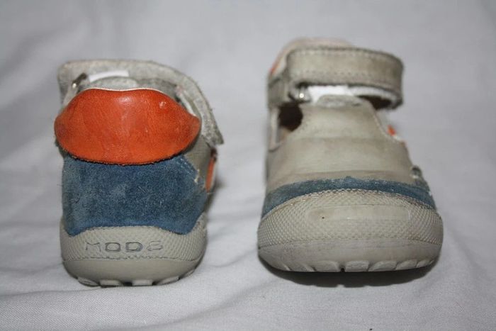 Chaussures sandales Mod8 bleu/gris/orange - photo numéro 2