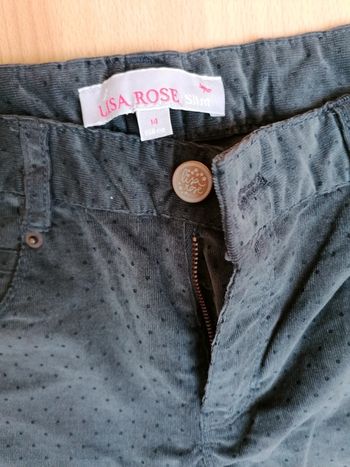 Pantalon slim gris  Lisa Rose 14 ans