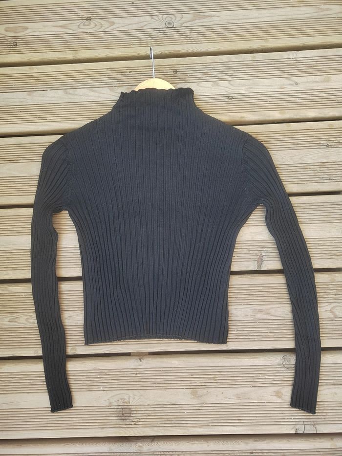 Pull-Over Noir Classique - Taille M/38 - Confort et Élégance – Jennyfer - photo numéro 2