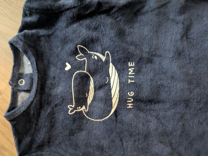 Lot de 2 pyjamas velours bébé - photo numéro 2