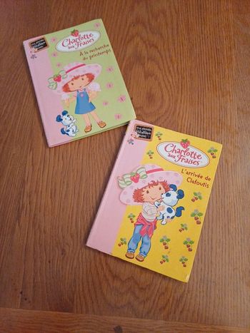 Lot de 2 livres Charlotte aux fraises