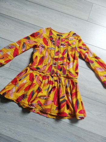 8 ans fille robe catimini en très bon état