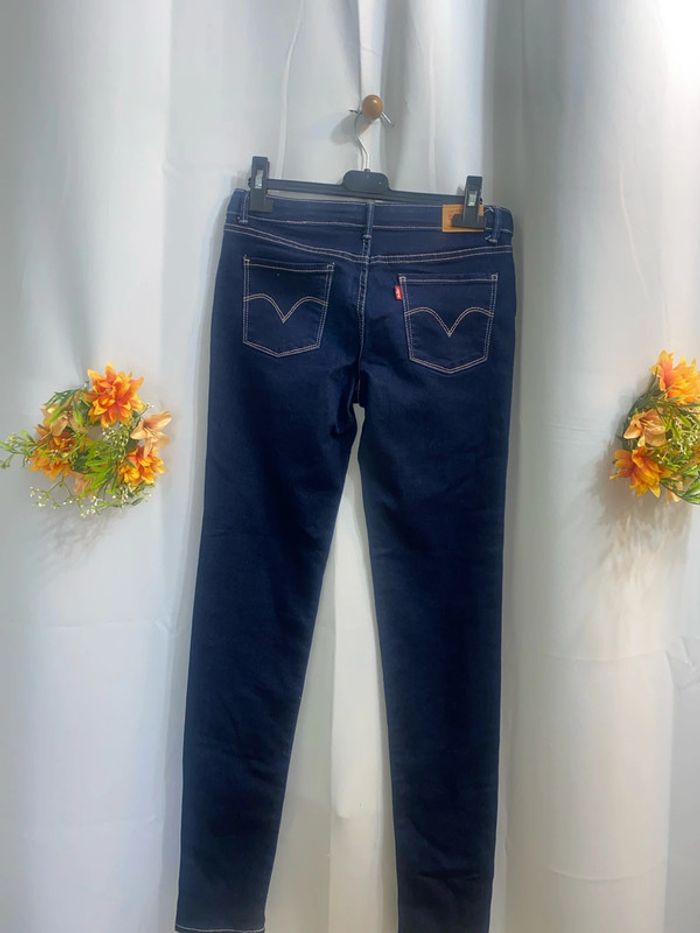 Jean Levi’s 710 Super Skinny elastane bleu foncé taille 16 ans neuf - n14m - photo numéro 3