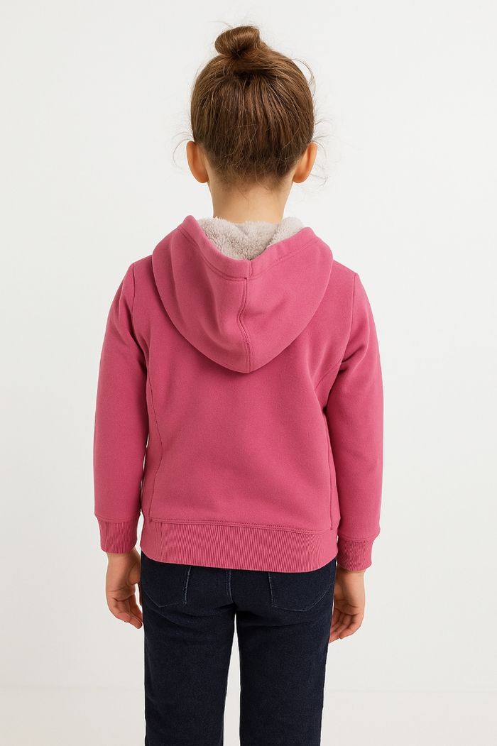 Veste à capuche rose TEX (Carrefour) - Doublure chaude 5/6 ans - photo numéro 2