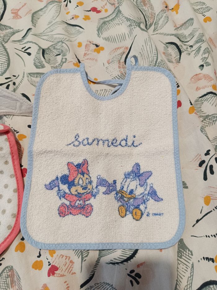 Lot de 3 bavoirs bébé fille - photo numéro 3
