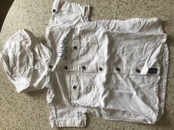chemise capuche Lulu castagnette 2 ans 