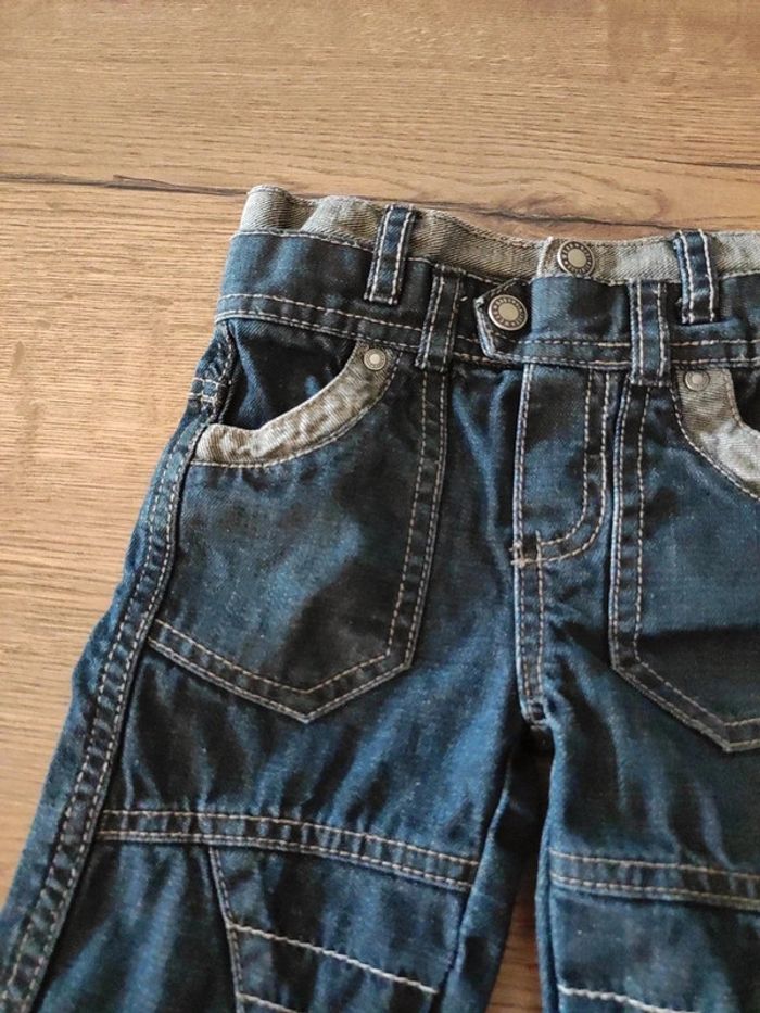 Pantalon jean bleu gris tape à l'oeil - photo numéro 2