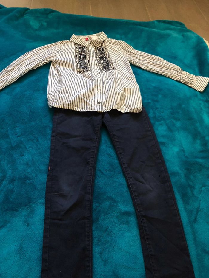 Ensemble jeans et tunique 6 ans - photo numéro 2